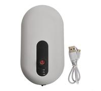 Zilimontt Aeratore per esche vive ricaricabile con tubo singolo o doppio per ossigenazione del serbatoio di pesca, ossigenatore portatile ABS con batteria da 1500 mAh o 2200 mAh, AC/DC (tubo singolo)