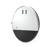 Zilimontt Allarme a vibrazione ultra sottile per porte e finestre con potente sirena da 130 dB per proteggere il tuo spazio da intrusi sensore di allarme per porte e finestre (1 pz)