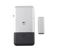 Zilimontt Allarme magnetico senza fili per porte e finestre con sensore, 125 dB, facile installazione, per la sicurezza dei bambini e la prevenzione delle intrusioni in casa, (grigio argento)