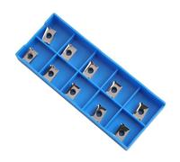 Zilimontt APKT11T308-G2 Inserti indicizzabili in carburo per la lavorazione dell'alluminio - Inserti di fresatura quadrati non rivestiti per fresa frontale e finale, design a doppio bordo per