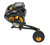 Zilimontt Baitcasting Mulinello da Pesca con Contatore Linea Digitale 6.3: 1 Ad Alta Velocità Recupera 5+1 Cuscinetti In Acciaio Inox 10kg Max Drag Bobina In Alluminio Mano Destra