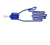 Zilimontt Barella per guanti e stendibiancheria in ABS, adatta per guanti da uomo destra/sinistra, mantiene la forma dopo il lavaggio o l'uso, design portatile a clip, 25 x 11,5 cm (blu scuro)
