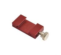 Zilimontt Blocco di posizionamento del righello in acciaio con vite di bloccaggio per una marcatura accurata, compatibile con righelli da 20 mm, 26 mm, 29 mm, 39 mm, in lega di alluminio rosso, guida