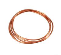 Zilimontt Bobina di tubo di refrigerazione in rame, spessore 0,5 mm, diametro esterno 4 mm, lunghezza 2 m, tubo in rame bronzo, per frigoriferi, congelatori, condizionatori d'aria industriali