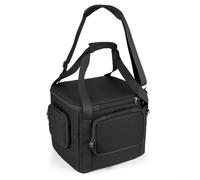 Zilimontt Borsa a mano in tessuto Oxford per Jackery Explorer 1000 v2 | Borsa a tracolla protettiva di grande capacità per centrali elettriche portatili e accessori | Nero