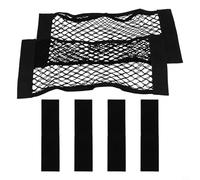 Zilimontt Borsa portaoggetti per bagagliaio auto, 60 x 25 cm, per SUV, camper, organizer elastico con fissaggio a nastro, confezione da 2, realizzata in tessuto Oxford di lunga durata