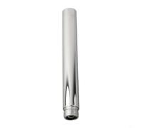 Zilimontt Braccio di estensione per soffione doccia in acciaio inox, regolabile, connettore G1/2", ricambio per braccio doccia, finitura lucida per soffioni doccia portatili o a pioggia, (15 cm)