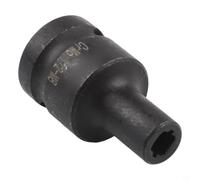 Zilimontt Bussola per rubinetto quadrata da 1/2 pollice per chiave filettata M6 per M24 in acciaio al cromo vanadio con rivestimento in fosfato nero, compatibile con cricchetto ed elettrico (M8)