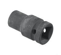 Zilimontt Bussola per rubinetto quadrata da 1/2 pollice per chiave filettata M6-per M24 in acciaio al cromo vanadio con rivestimento fosfato nero, compatibile con cricchetto ed elettrico (per M16)