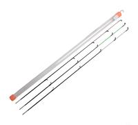 Zilimontt Canna da pesca con punta in fibra di vetro, 50-120 g, azione rapida, extra rigida, accessori di ricambio con punta in carbonio (072)