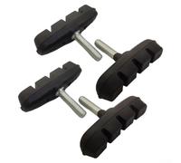 Zilimontt Cantilever per Pastiglie Freno Bici 55mm Senza Filettatura Post Mount Ganasce Freno per Bicicletta da Strada e Mountain Biciclette, Costruzione in Gomma Durevole per Tutte le Stagioni