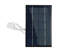 Zilimontt Caricatore portatile USB da 2,5 W con tecnologia al silicio policristallino per attività all'aperto, escursionismo, campeggio, viaggi, compatibile con la maggior parte