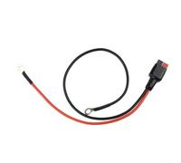 Zilimontt Cavo batteria rosso nero 12AWG con terminali ad anello da 6 mm per connettori, prolunga da 250 mm o 400 mm, compatibile con Hill Billy, Fraser, Caddimatic (400 mm)