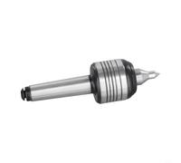 Zilimontt Centro di contropunta rotante live MT2 MT3 MT4 per alta precisione per tornitura di tornio CNC, design a triplo cuscinetto in acciaio legato, punto 60°, alta velocità fino a 5000 (MT3)
