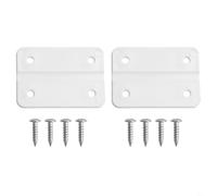Zilimontt Cerniere di ricambio con 8 viti in acciaio inox kit parti per Igloo e per refrigeratori Coleman, cerniere in plastica bianca per manutenzione e riparazione di ghiacciaie esterne