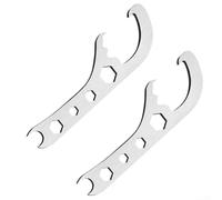 Zilimontt Chiave aprisecchio multifunzione 11-35 mm regolabile portatile rimozione coperchio per lattine di vernice e secchi di latta con impugnatura ergonomica antiscivolo secchio manuale in metallo