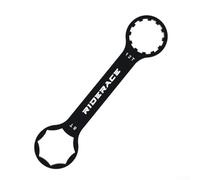 Zilimontt Chiave per forcella anteriore della bicicletta, in lega di alluminio, per SR Suntour XCR/XCT/XCM/RST, riparazione e manutenzione, nero, 152 x 38 x 3 mm, design leggero da 17 g