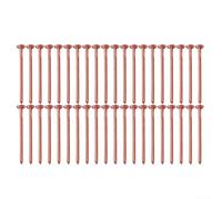 Zilimontt Chiodi in rame da 65 mm e 75 mm per la rimozione di ceppi d'albero, punte killer compatibili con punte da trapano, confezione da 20-50 pezzi, hardware da giardino non disturbanti per TrC