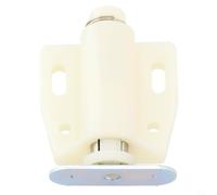 Zilimontt Chiusura magnetica a pressione per aprire la porta dell'armadio, chiusura singola con forte magnete per armadi, mobili da cucina e bagno, riduzione del rumore e per Slam (beige)