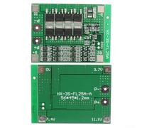 Zilimontt Circuito di protezione della batteria al litio 3S 11.1V 12.6V 25A con bilanciamento, modulo del sistema di gestione della batteria agli ioni di litio agli ioni di litio, sovraccarico