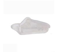 Zilimontt Confezione da 50 morsetti in plastica resistente, design a denti, per tende da sole, teloni, con presa forte, facile rilascio (trasparente)
