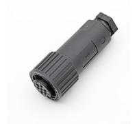 Zilimontt Connettore elettrico industriale in plastica proporzionale a 7 pin IP67 compatibile con per Rexroth R900021267/R900217845/R900223890, per Moog