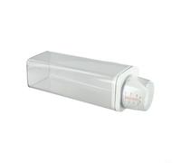 Zilimontt Contenitore per detersivo riutilizzabile con guarnizione in silicone, barattolo ermetico per bucato in polvere e sapone, da 700 ml a 1900 ml, set da 1 con dosatore (1900 ml)