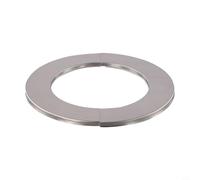 Zilimontt Copertura decorativa per tubi da parete in acciaio inossidabile per tubi dello scaldabagno e a gas, design diviso, facile installazione, piastra flangiata cromata, per doccia, (90 mm)