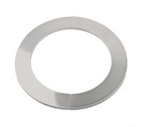 Zilimontt Copertura decorativa per tubi da parete in acciaio inossidabile per tubi dello scaldabagno e del gas, design diviso, facile installazione, piastra flangiata cromata per doccia, (120 mm)