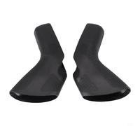 Zilimontt Copertura in silicone per leva del freno della bicicletta, compatibile con SRAM Apex per Rival per Force Red, protezione per leva del cambio per bici da strada, nero e rosso, 61 g, elastico