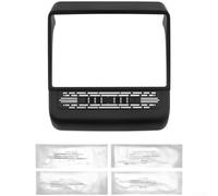 Zilimontt Copertura per bocchetta dell'aria posteriore per modello 3 ginepro e modello Y ginepro, rivestimento interno auto in ABS nero con porta profumo integrato e rete protettiva, 22 x 10 x 23 cm