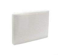 Zilimontt Copertura per condizionatore d'aria in poliestere bianco per protezione invernale dalla polvere e isolamento termico, compatibile con la maggior parte dei modelli AC (43,2 x 33 x 7,6 cm)