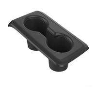 Zilimontt Copertura per portabicchieri posteriore per Civic FL5 2022-2025, tappetino in silicone antiscivolo compatibile con console centrale, accessorio interno nero