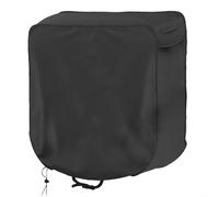 Zilimontt Copertura retrattile per avvolgitubo da giardino, resistente, impermeabile e antipolvere, copertura protettiva per avvolgitubo da parete, con cavo regolabile, 60 x 45 x 60 cm (nero)