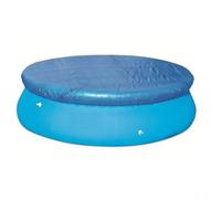 Zilimontt Copertura rotonda per piscina, con coulisse, protezione impermeabile in tessuto PE, per piscine gonfiabili per famiglie/piscine all'aperto fuori terra da 1,8 a 2,3 cm (1,8 m)