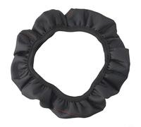 Zilimontt Coprivolante elasticizzato in fibra di carbonio per auto, antiscivolo, in pelle PU, accessorio interno per la maggior parte delle ruote standard da 38 cm, impugnatura comoda per lunghi (C)