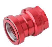 Zilimontt Cuffia esterna con design filettato da 34 mm per biciclette pieghevoli Brompton, alta vestibilità per forcella anteriore standard (arancione)