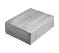 Zilimontt Custodia per strumenti elettrici in alluminio pressofuso, color argento, IP54, custodia impermeabile per apparecchiature elettriche ed elettronica fai da te, con coperchio a tenuta stagna