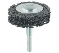 Zilimontt Disco abrasivo per smerigliatrice angolare o trapano, 50 mm, per rimozione ruggine e vernice, detergente per metalli per acciaio inossidabile, acciaio dolce, alluminio,