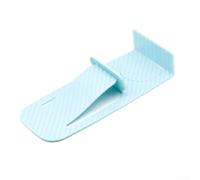 Zilimontt Fermaporta a cuneo in gomma antiscivolo per la sicurezza domestica, multifunzione, da pavimento e porta, design versatile, si adatta a varie superfici, tra cui legno, piastrelle, blu