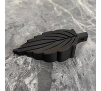 Zilimontt Fermaporta flessibile in gomma resistente, antiscivolo, con protezione per le dita, costruzione di lunga durata per tenere varie porte spesse (nero)