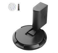 Zilimontt Fermaporta magnetico in lega di zinco con design ammortizzante per uso domestico e commerciale, aspirazione invisibile, perforazione e punzonatura, installazione, regolabile (nero)