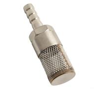 Zilimontt Filtro dell'acqua in linea in acciaio inossidabile 304, 1,5 mm, per sistemi di irrigazione, pompe per acquari, carburante, gas, con raccordi per tubi da 6 mm a 18 mm, alto basso (10 mm)
