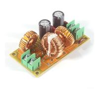 Zilimontt Filtro LC DC 10A 20A per soppressione delle interferenze elettromagnetiche, induttore in modalità comune con scheda PCB FR4 per circuiti di alimentazione CC automobilistici e moto (4A)