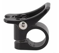 Zilimontt Gancio pieghevole in lega di alluminio e fibbia con campanello per scooter elettrici da 8,5 pollici, compatibile con modelli 1S, Pro, borsa sicura e accessorio da appendere al casco (A ha