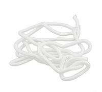 Zilimontt Guarnizione in fibra di vetro per porta della stufa, corda bianca, diametro 6/8/10/12 mm, per camini, caldaie e forni industriali a Mai (6 mm x per lungo)