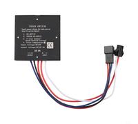 Zilimontt Interruttore con sensore touch per luce specchio da bagno, 12 V, 36 W, controllo continuo con indicatore di sfondo, compatibile con LED domestici (doppia uscita)