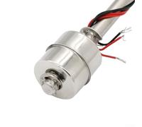 Zilimontt Interruttore galleggiante a doppia sfera in acciaio inox, sensore di livello dell'acqua, per serbatoi di liquidi, piscine, laghetti, acquari, controllo alto e basso, compatibile con AC 12 V