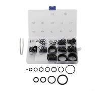 Zilimontt Kit di guarnizioni in gomma per valvole del serbatoio, tubo flessibile e regolatore, include diverse misure O-For Ring per porte ad alta e bassa pressione, DIN e 170 pezzi