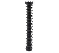 Zilimontt Kit di molle di riparazione per forcella capovolta per sospensioni in elastomero per forcelle da bicicletta, sostituzione del palo di supporto in plastica con coperchio di blocco e